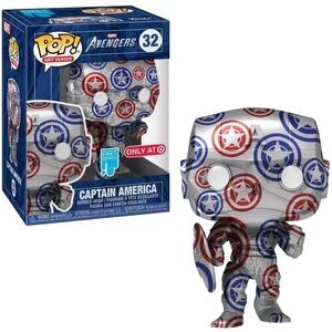 Marvel Captain America Art Series Exclusive Funko POP! with protective case